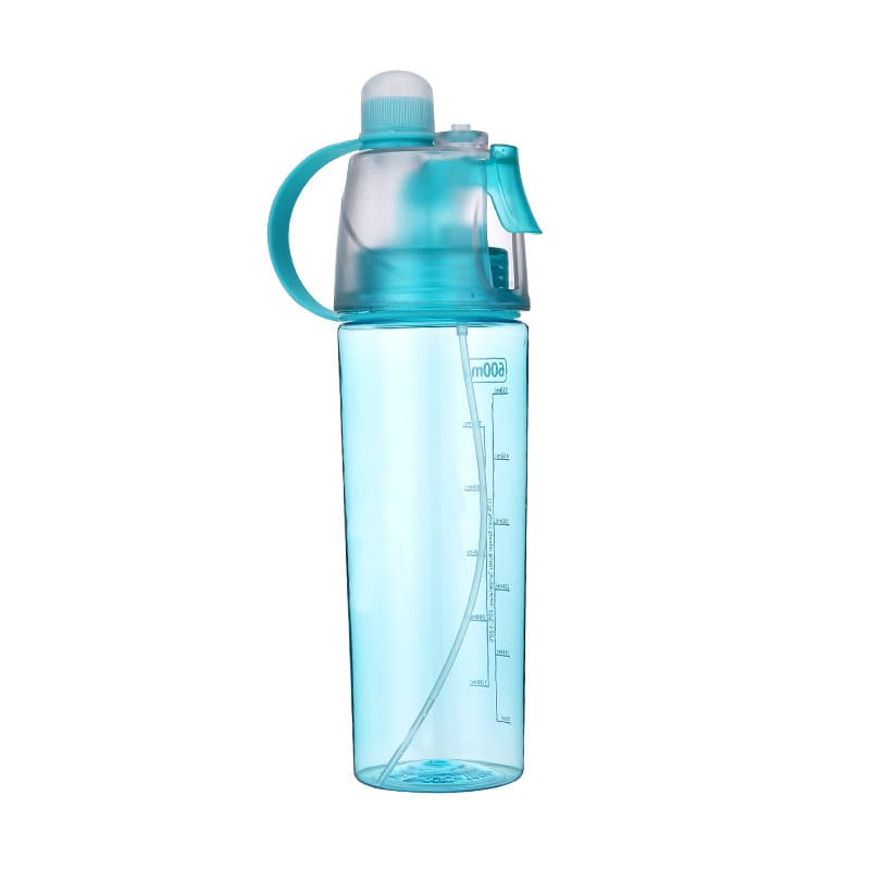 Portable Clear Spray Water Bottle 20Oz thumbnail 2