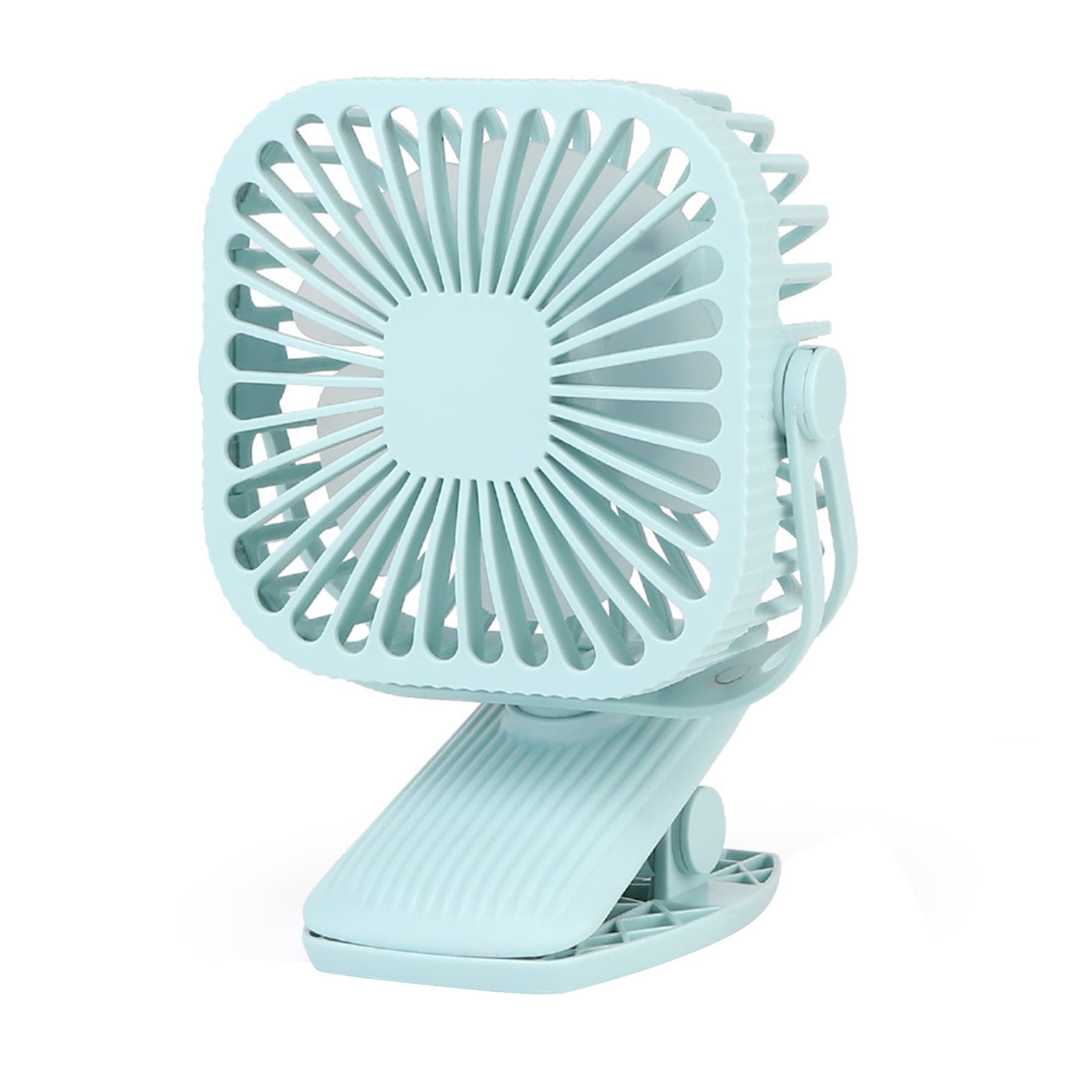 Rechargeable USB Desk Clip Fan w/ LED Light thumbnail 4