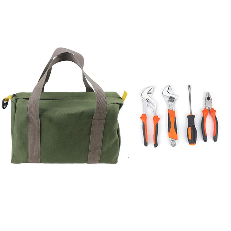Canvas Heavy Duty Large Capacity Handbag Tool Bag thumbnail 3