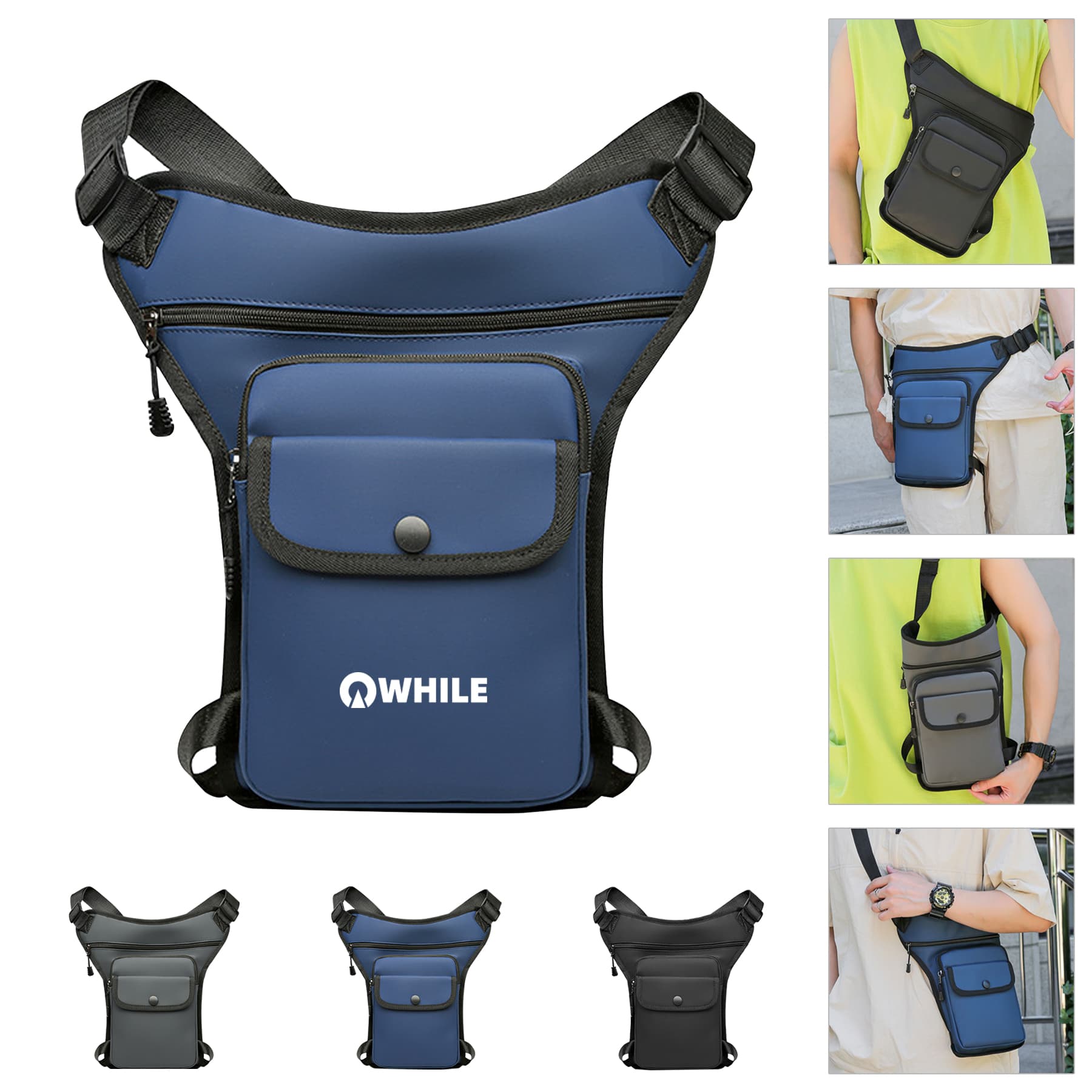 Small Sports Sling Phone Crossbody Bag Waist Pack