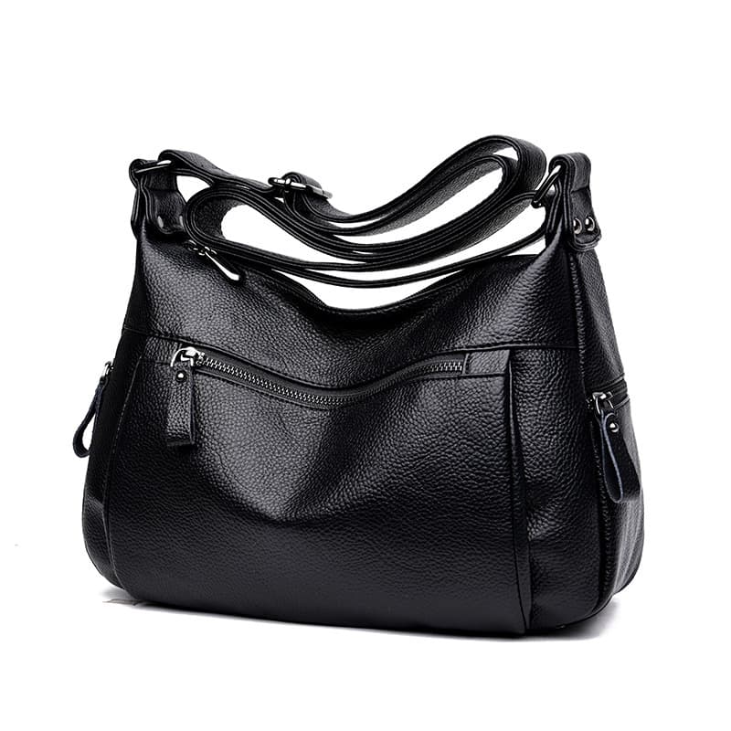 Soft Leather Hobo Shoulder Bag Ladies Crossbody Tote Purses thumbnail 5