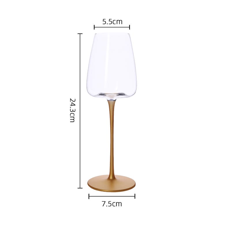 Capacity Crystal Red Wine Glasses