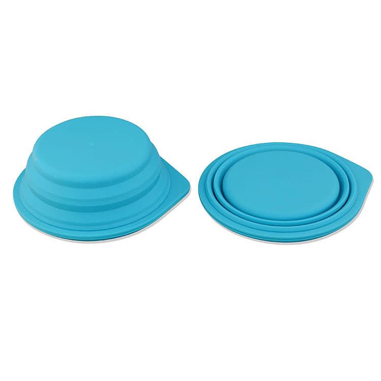 Collapsible Silicone Pet Bowl with Lid thumbnail 3