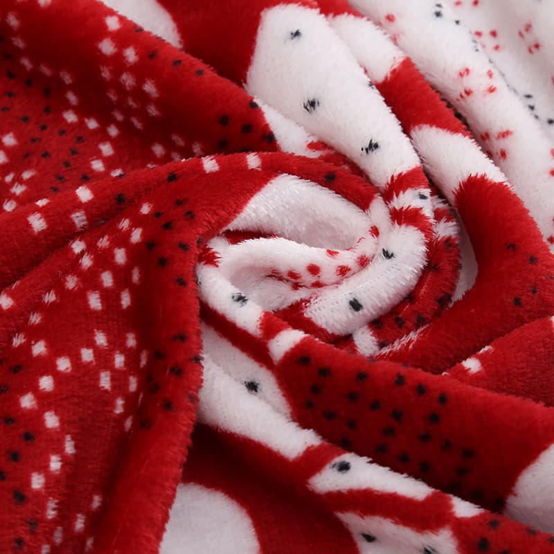 Christmas flannel blanket thumbnail 3