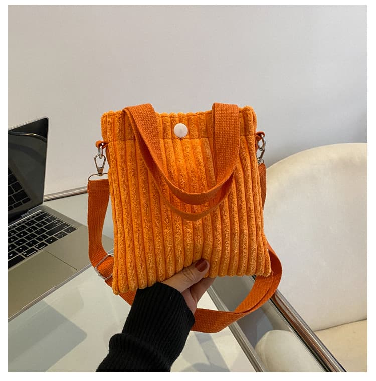 Corduroy Crossbody Mini Tote Bag thumbnail 10