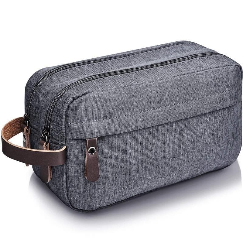 Canvas Toiletry Bag Hanging Dopp Kit Unisex thumbnail 2