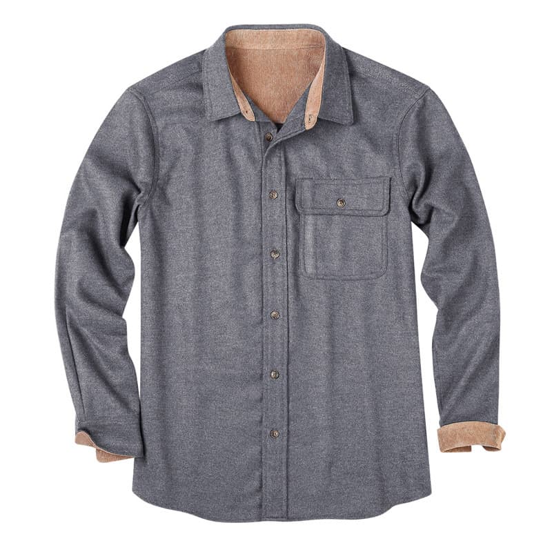 Men’S All Cotton Flannel Shirt thumbnail 8