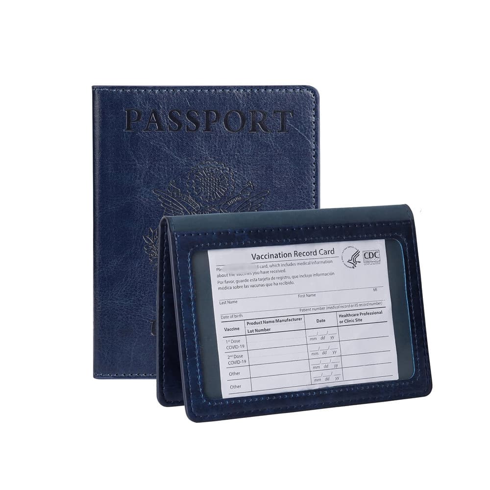 Leather Vaccine Card Wallet 4×3″ thumbnail 6