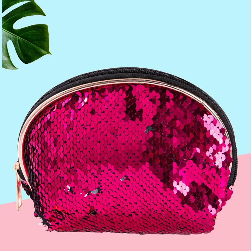 Mermaid Reversible Sequin Coin Bags Purse thumbnail 3