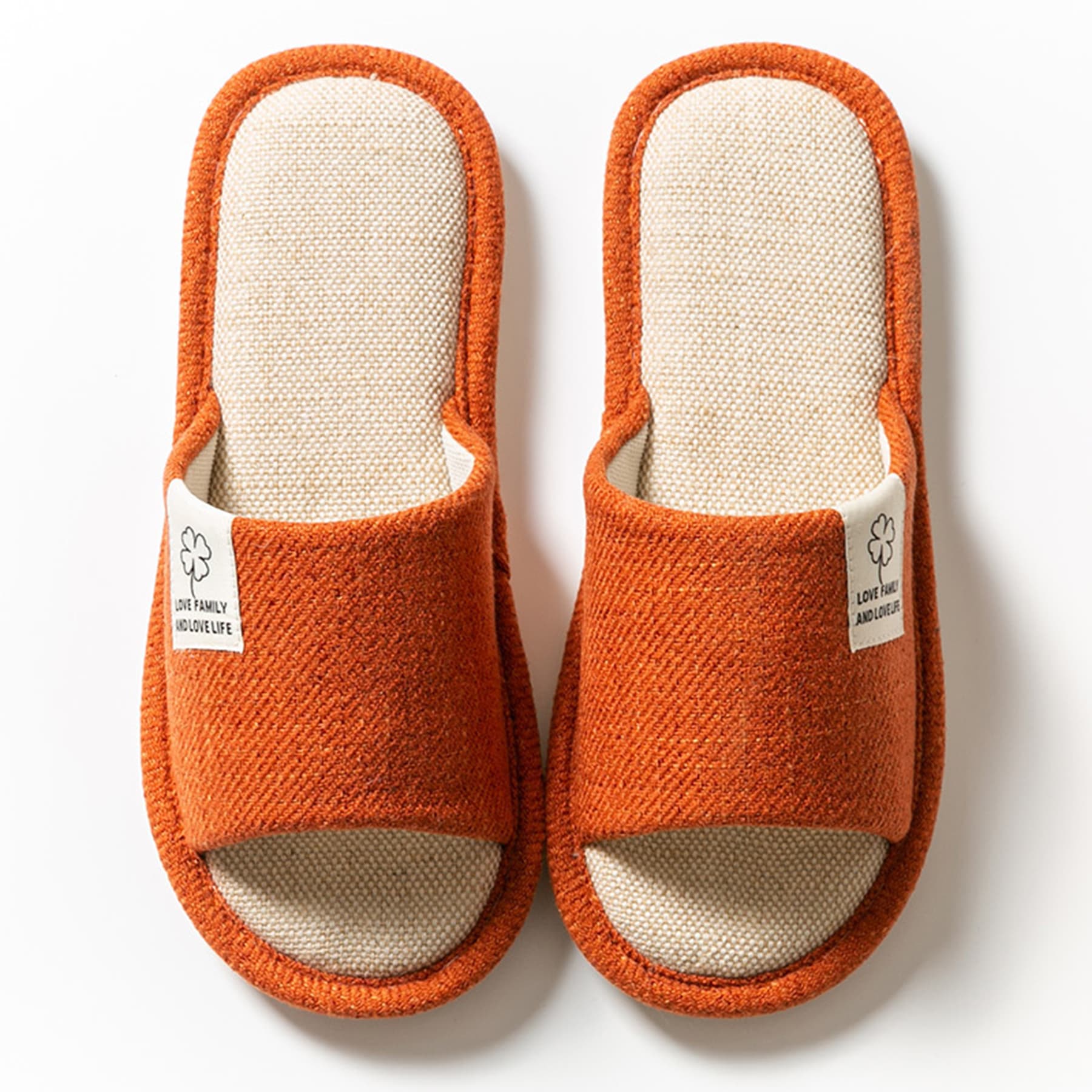 Four Season Linen Slippers With Thick Soles thumbnail 5
