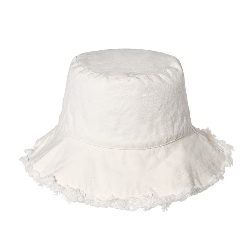 Wide Brim Cotton Sun Bucket Hat thumbnail 3