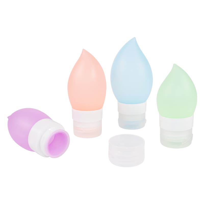 2 OZ Silicone Travel Squeeze Cosmetic Bottles thumbnail 3