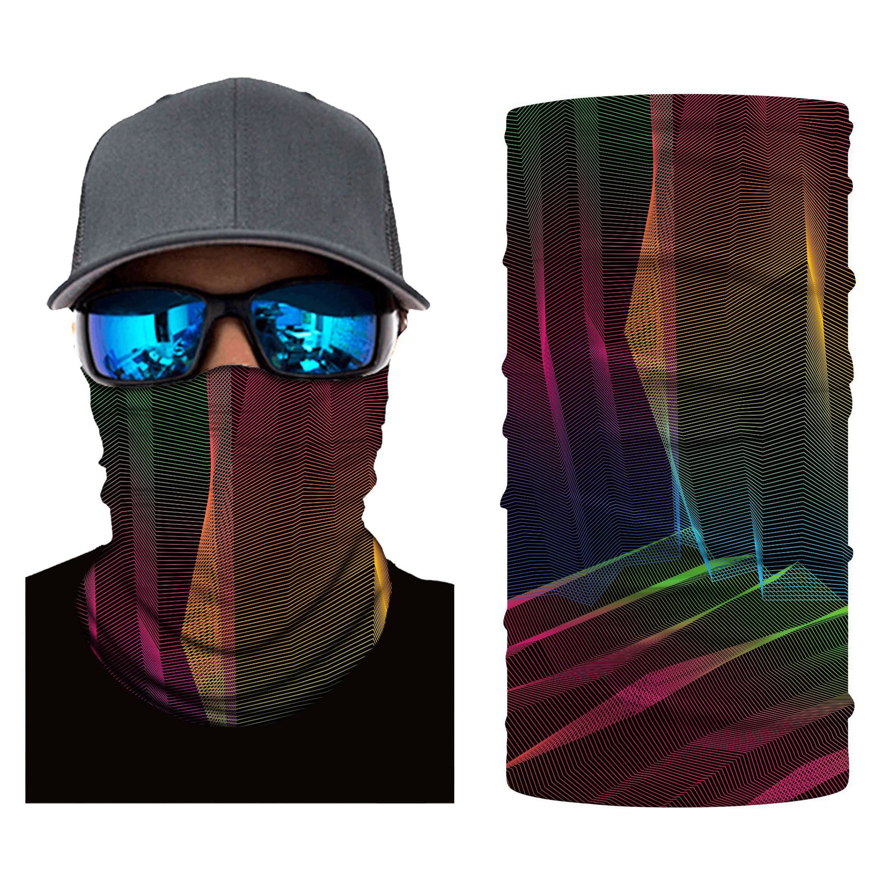 Kids 9x16" Polyester Full Color Neck Gaiter