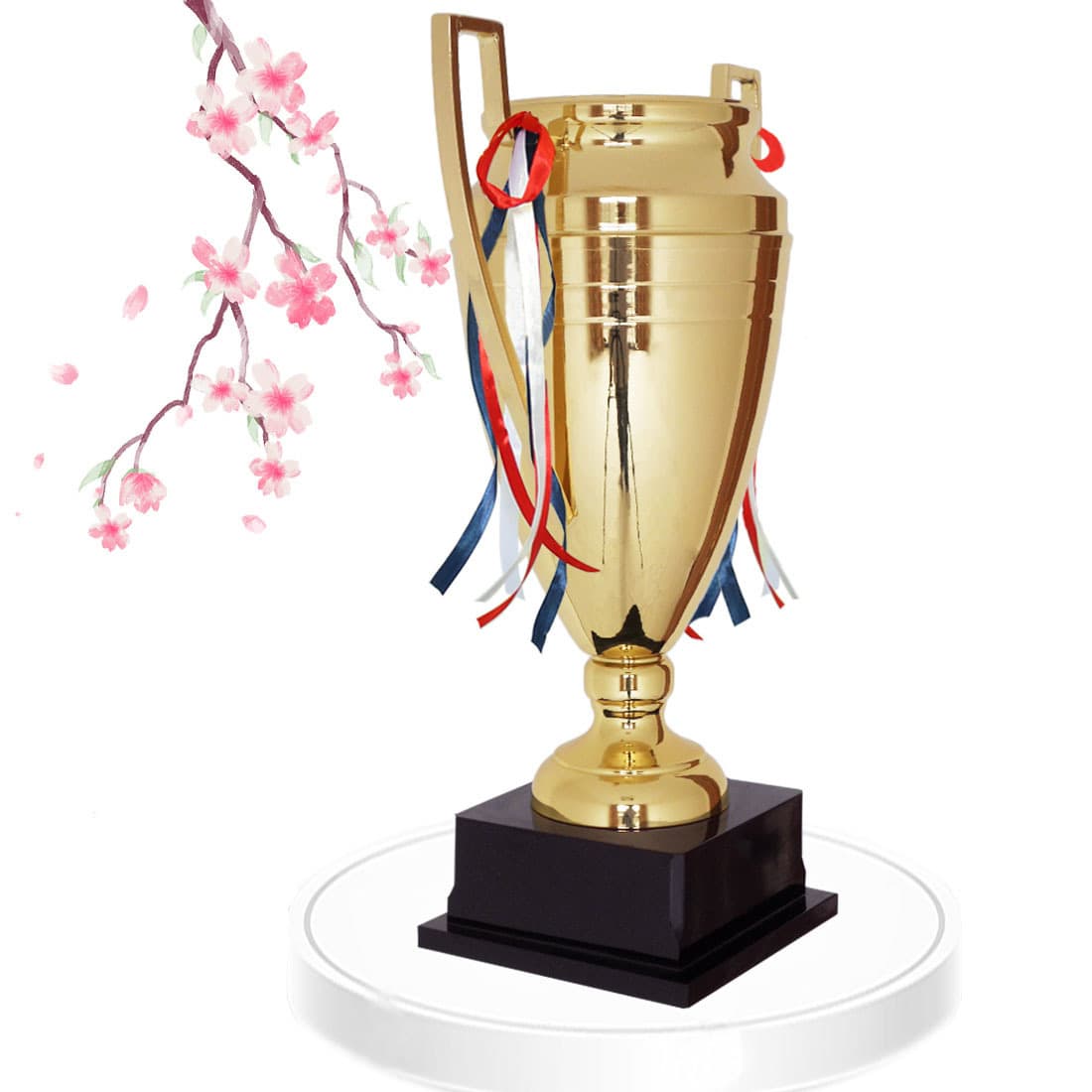 Gold Cast Metal Trophy Cup thumbnail 2