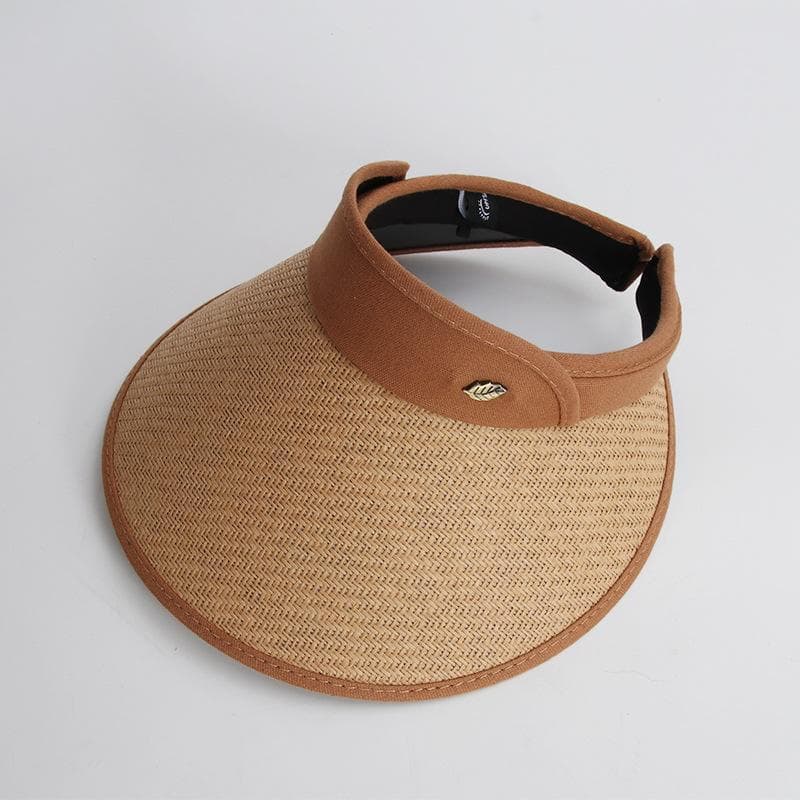 Jute Large brim shade straw hat thumbnail 5