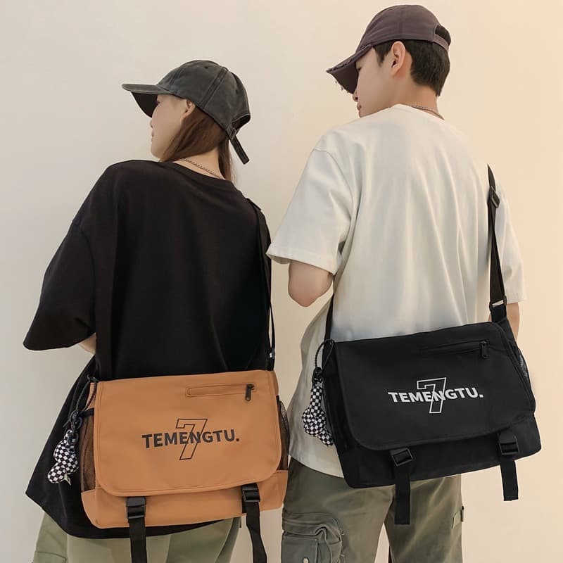 Nylon casual shoulder crossbody bag