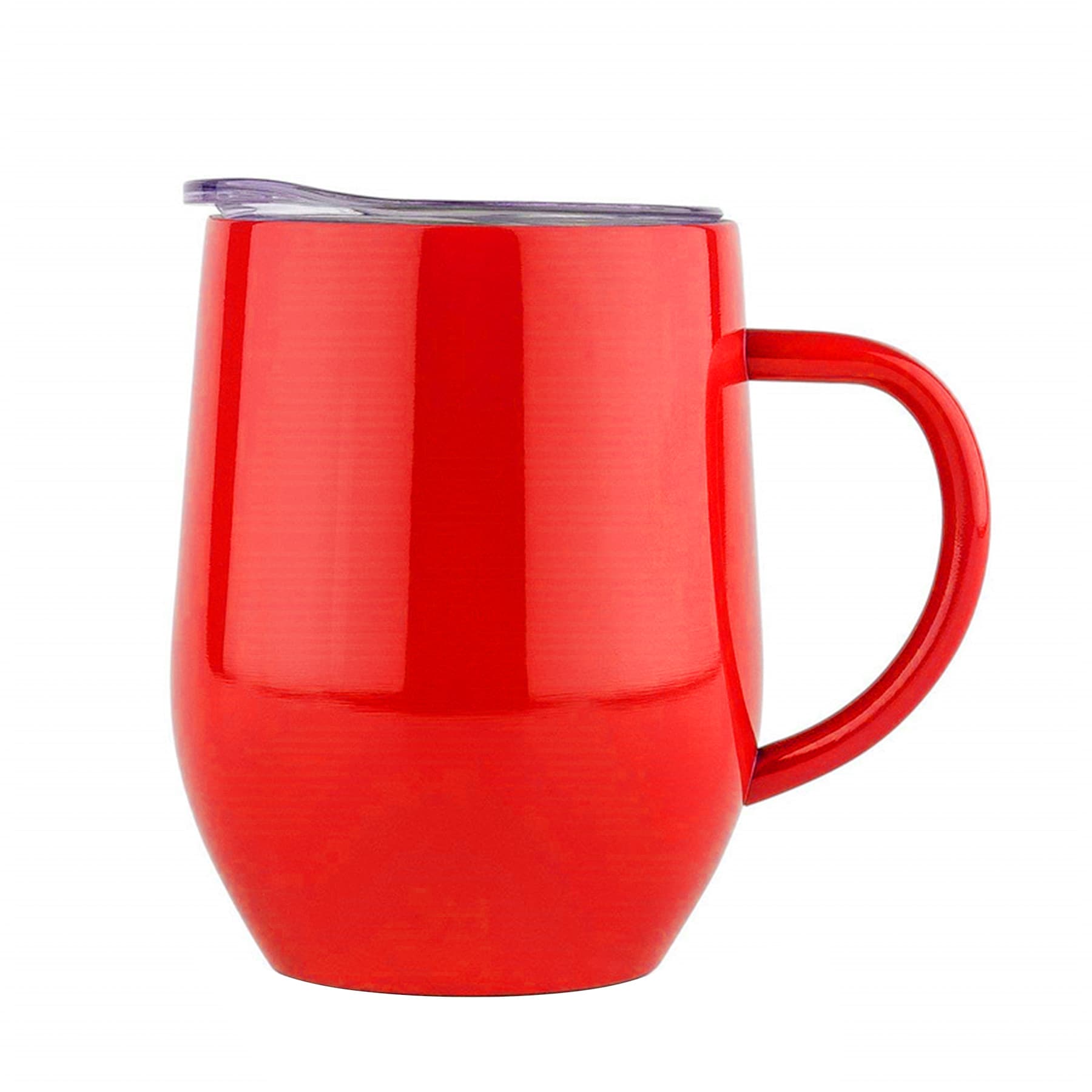 12oz Stainless Steel  Coffee Mug With Handle thumbnail 13