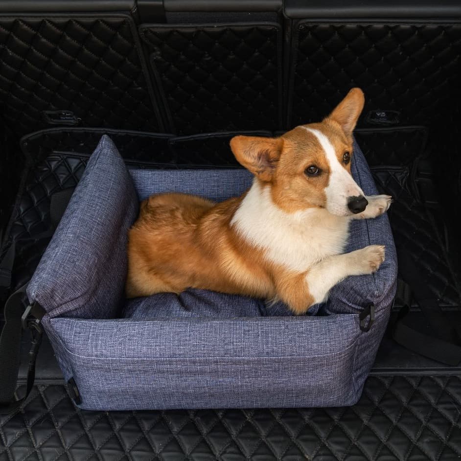 Polyester Portable Inflatable Seat Dog Car thumbnail 3