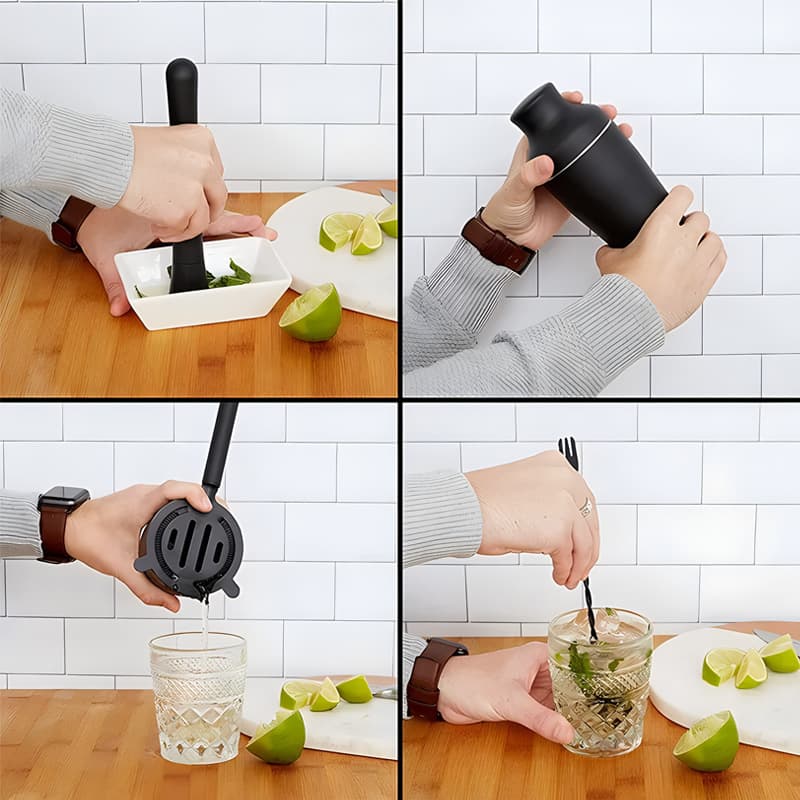 Mixology Bartender Kit Cocktail Shaker Set thumbnail 6