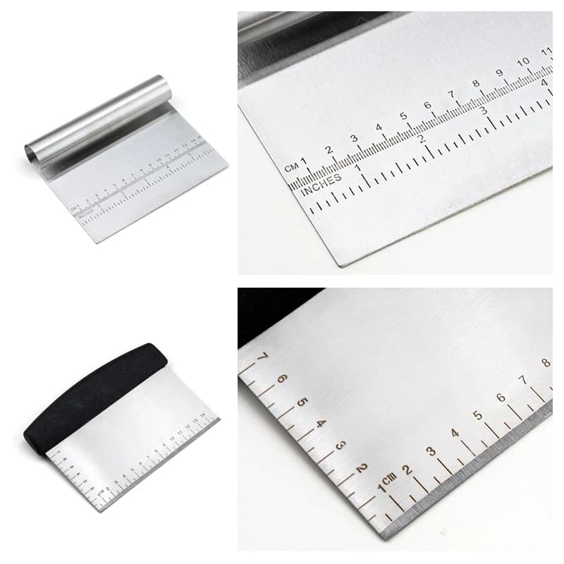 Stainless Steel Cake Dough Cutter Scraper thumbnail 5