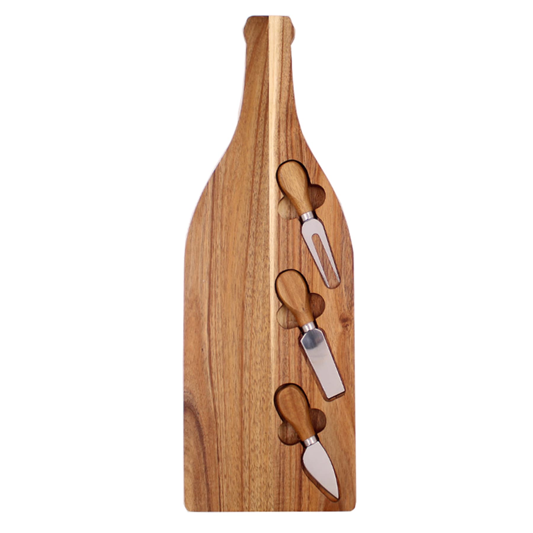 Bamboo Cheese Board Set