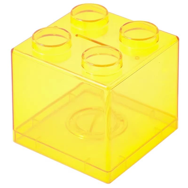 PS Clear Building Block Coin Bank thumbnail 5