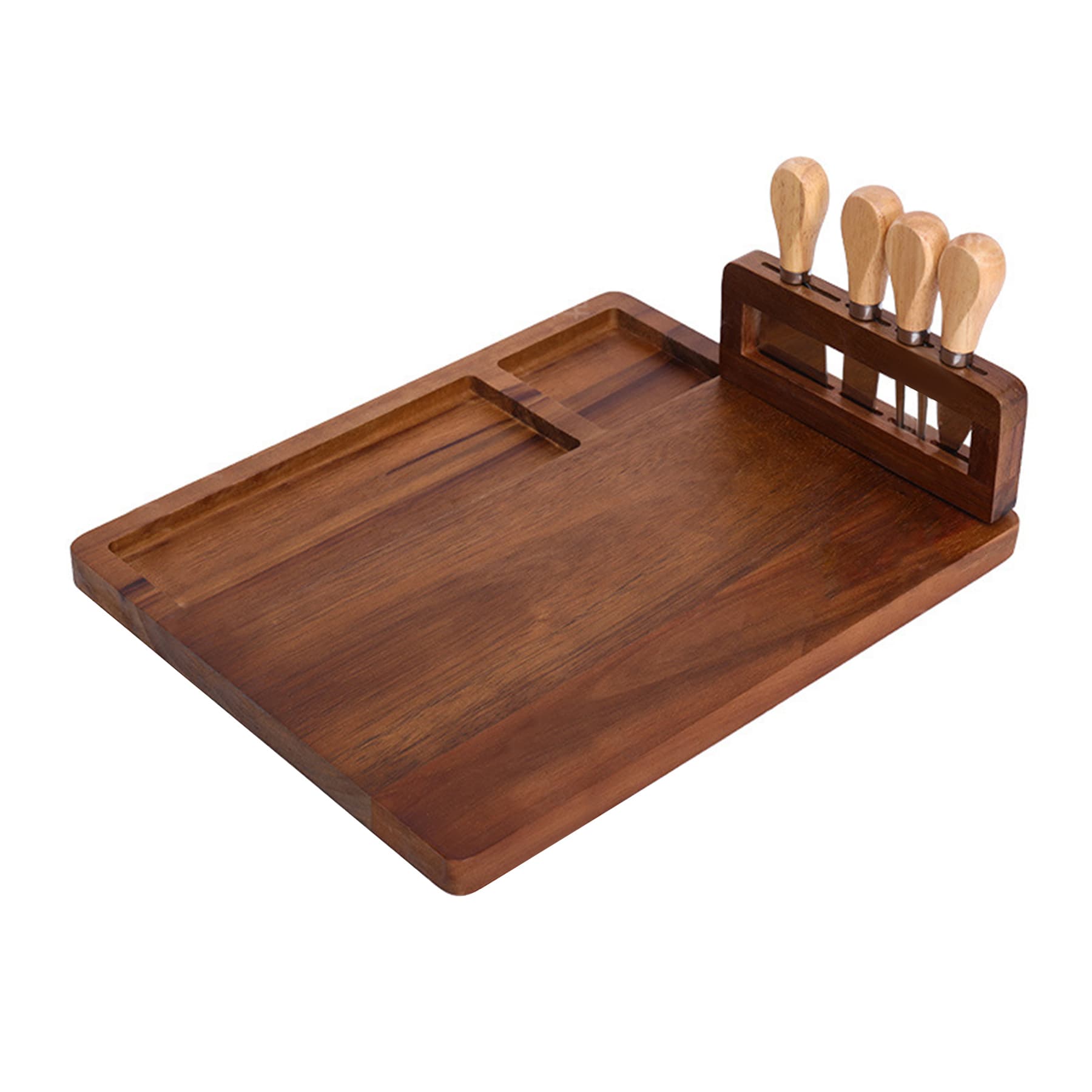 Magnetic Bamboo Cheese Board Set