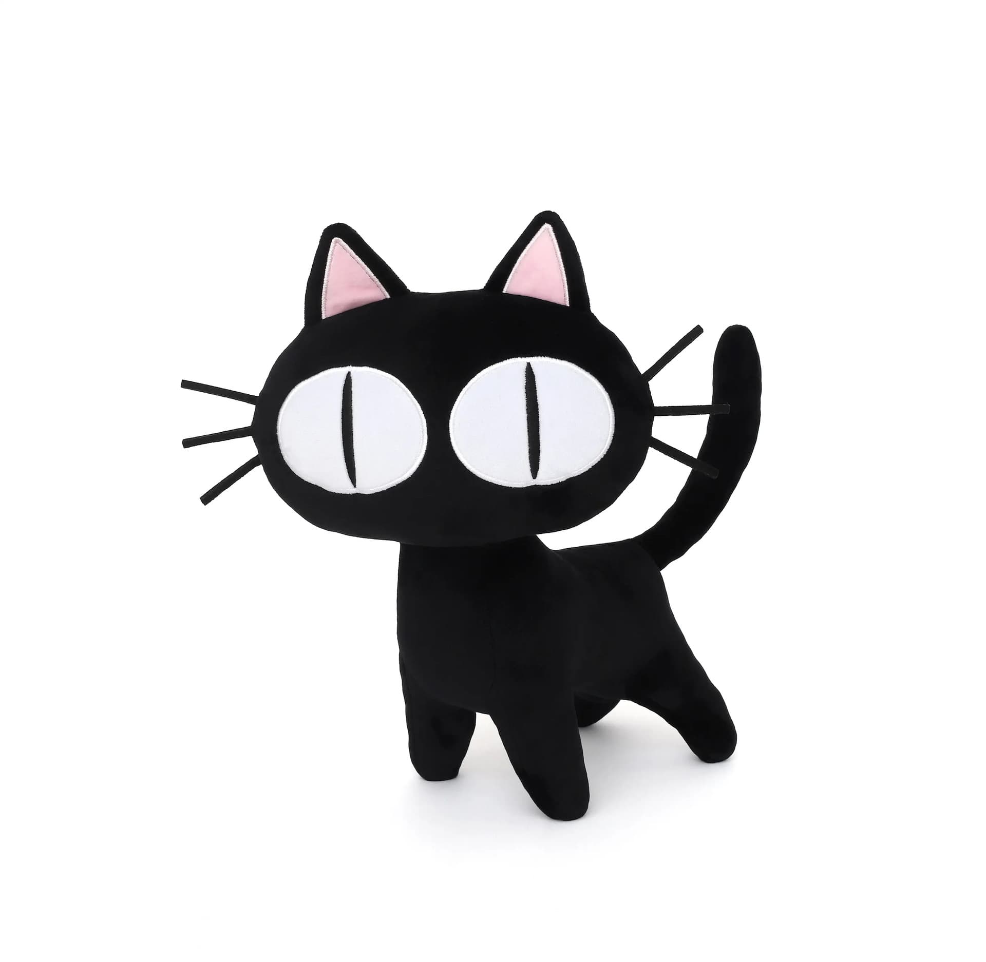 Cotton Black cat plush doll thumbnail 5