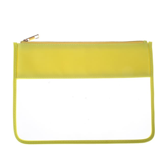 Branded Clear Makeup Waterproof Toiletry Cosmetic Bag thumbnail 4