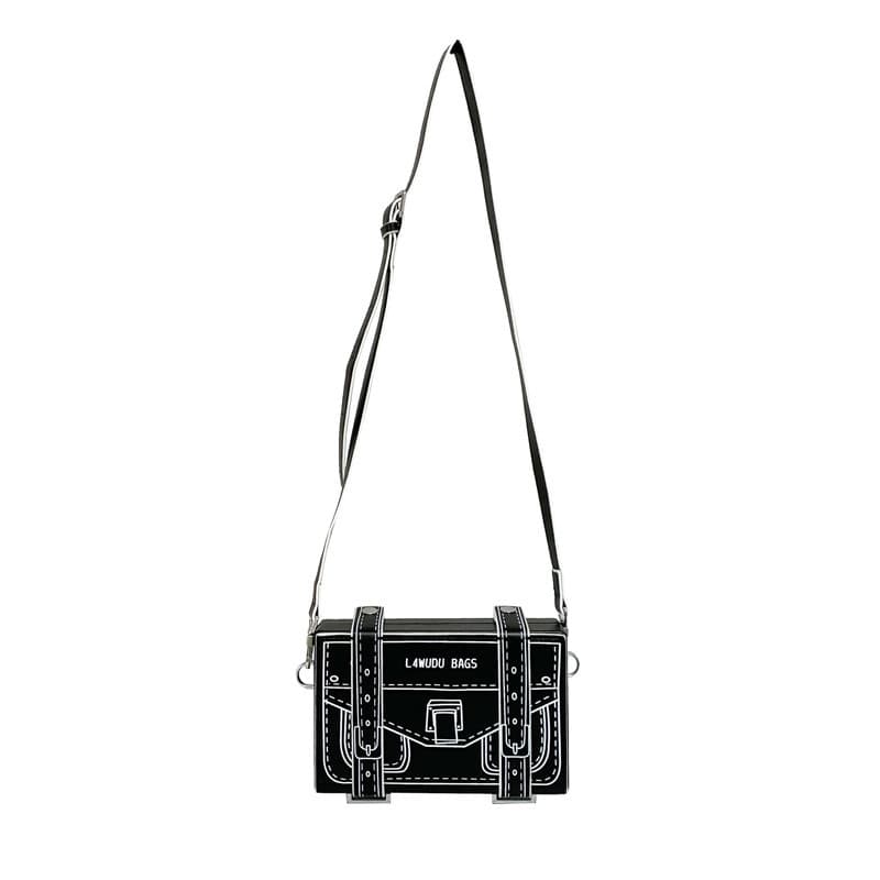 PU Leather Comic Style Crossbody Bag thumbnail 4