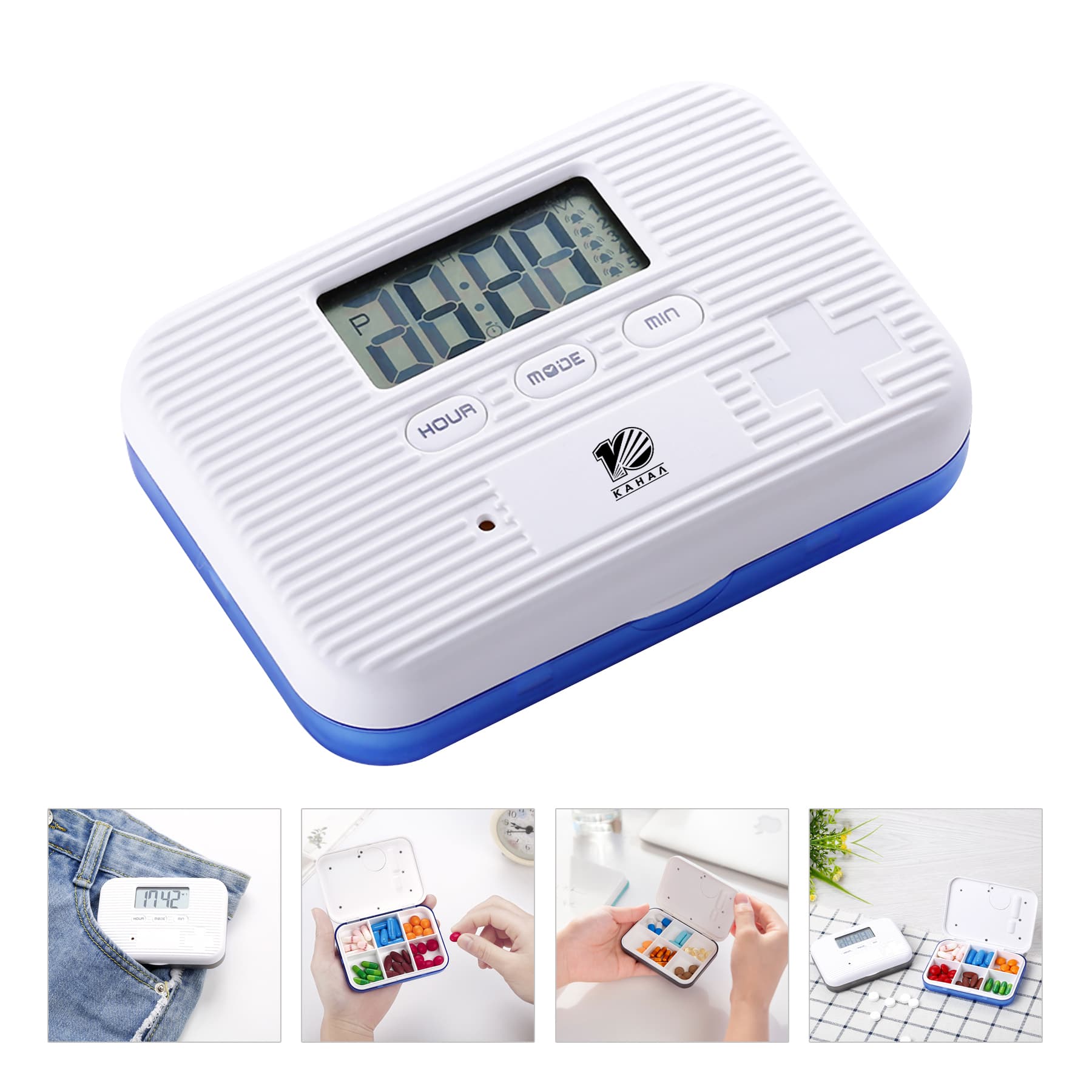 Electronic Dispenser Digital Pill Organizer Automatic Alarm