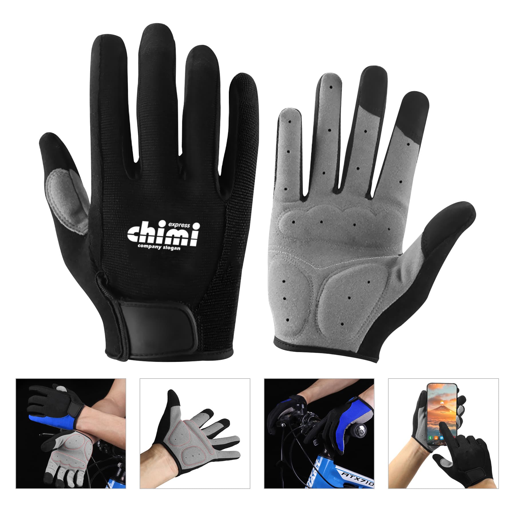 Non-Slip Touchscreen Gloves