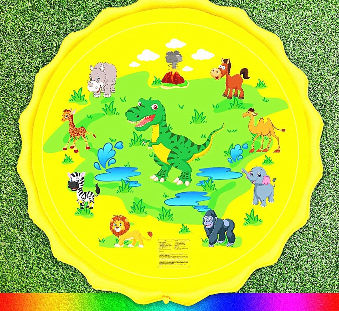 Outdoor Sprinkler Mat Summer Toys For Kids And Toddlers thumbnail 2
