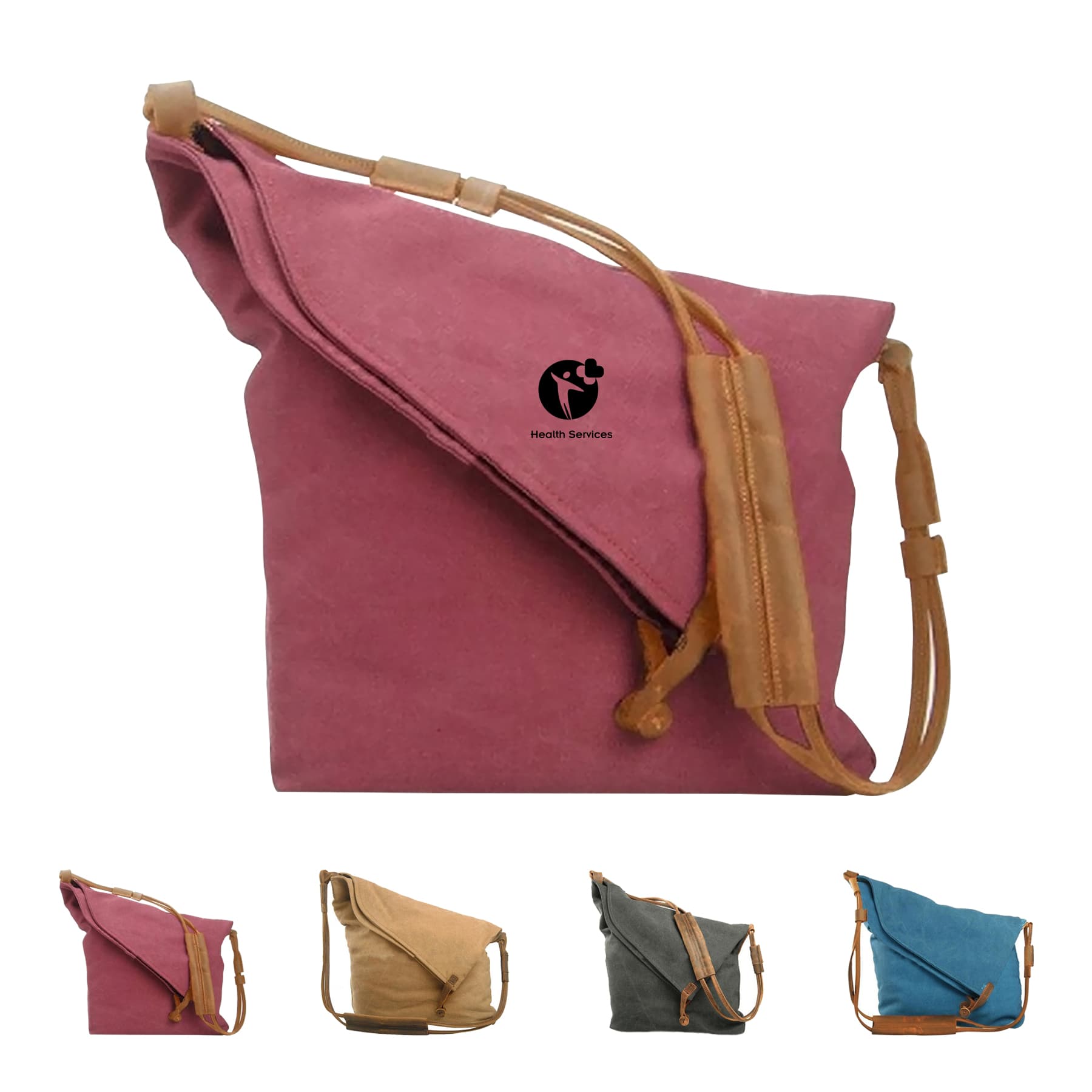 Canvas Foldable cross-body bag