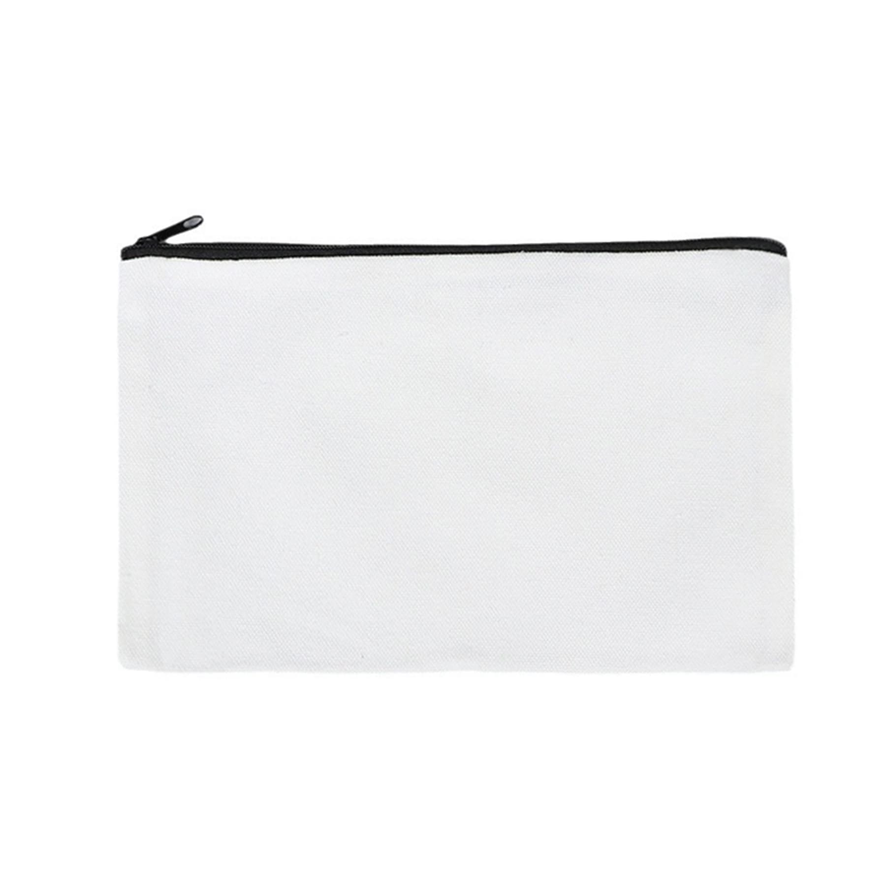 Canvas Zipper Cosmetic Pouch thumbnail 3