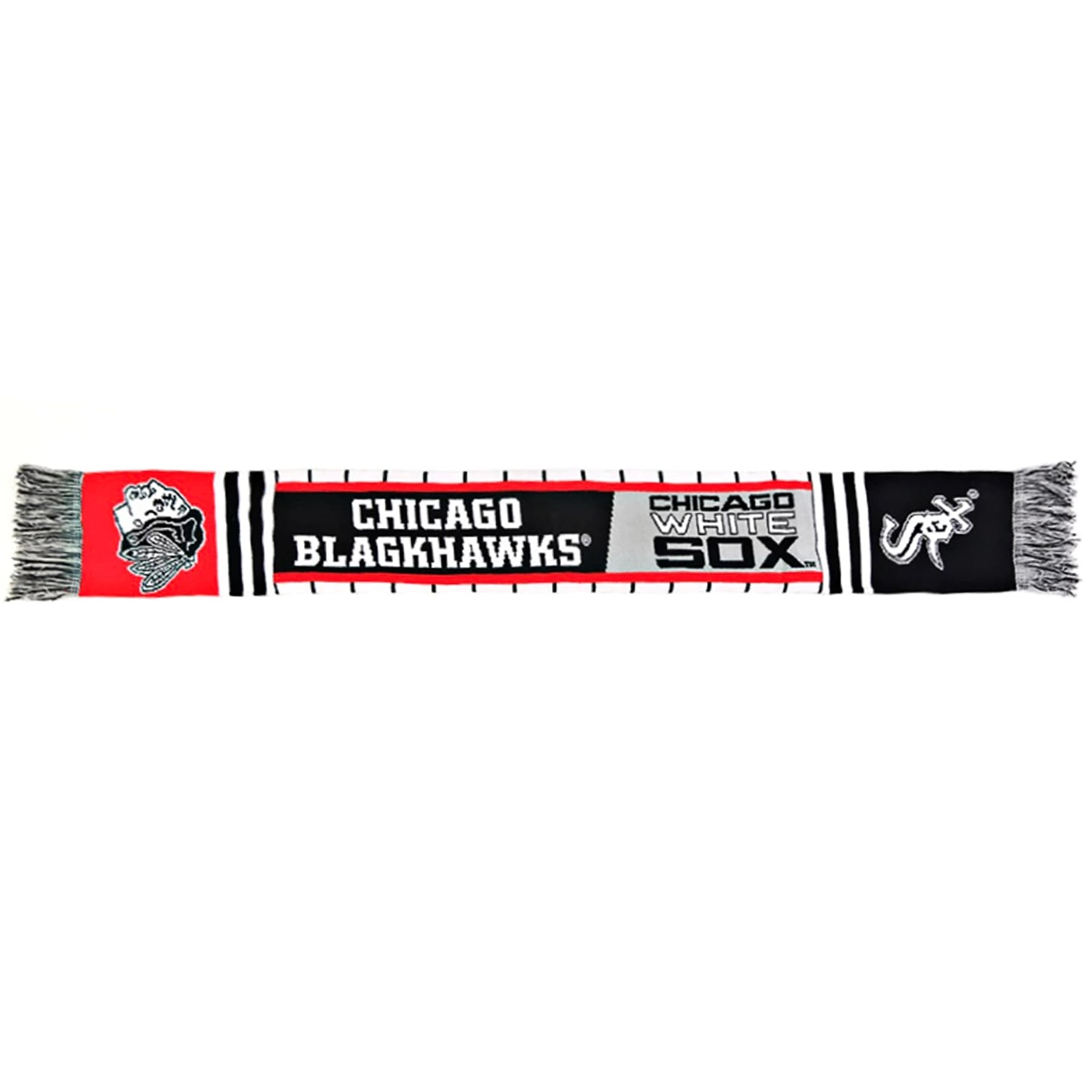 Spandex Knitted Scarf With Fringe thumbnail 2