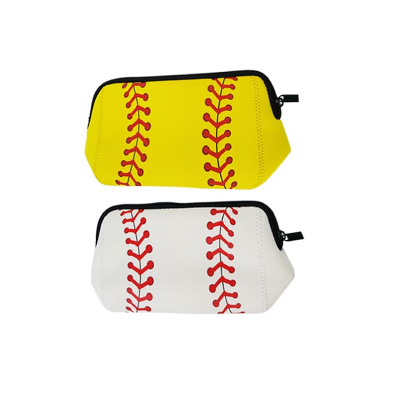Yellow Baseball Cosmetic Bag thumbnail 3