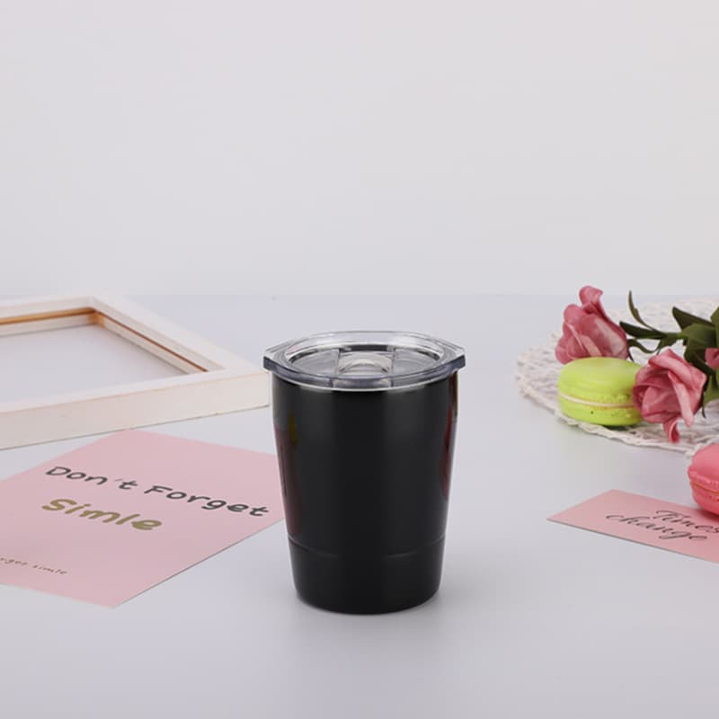 8OZ Coffee Tumbler Stainless Steel Kids Milk Mug With Lid thumbnail 5