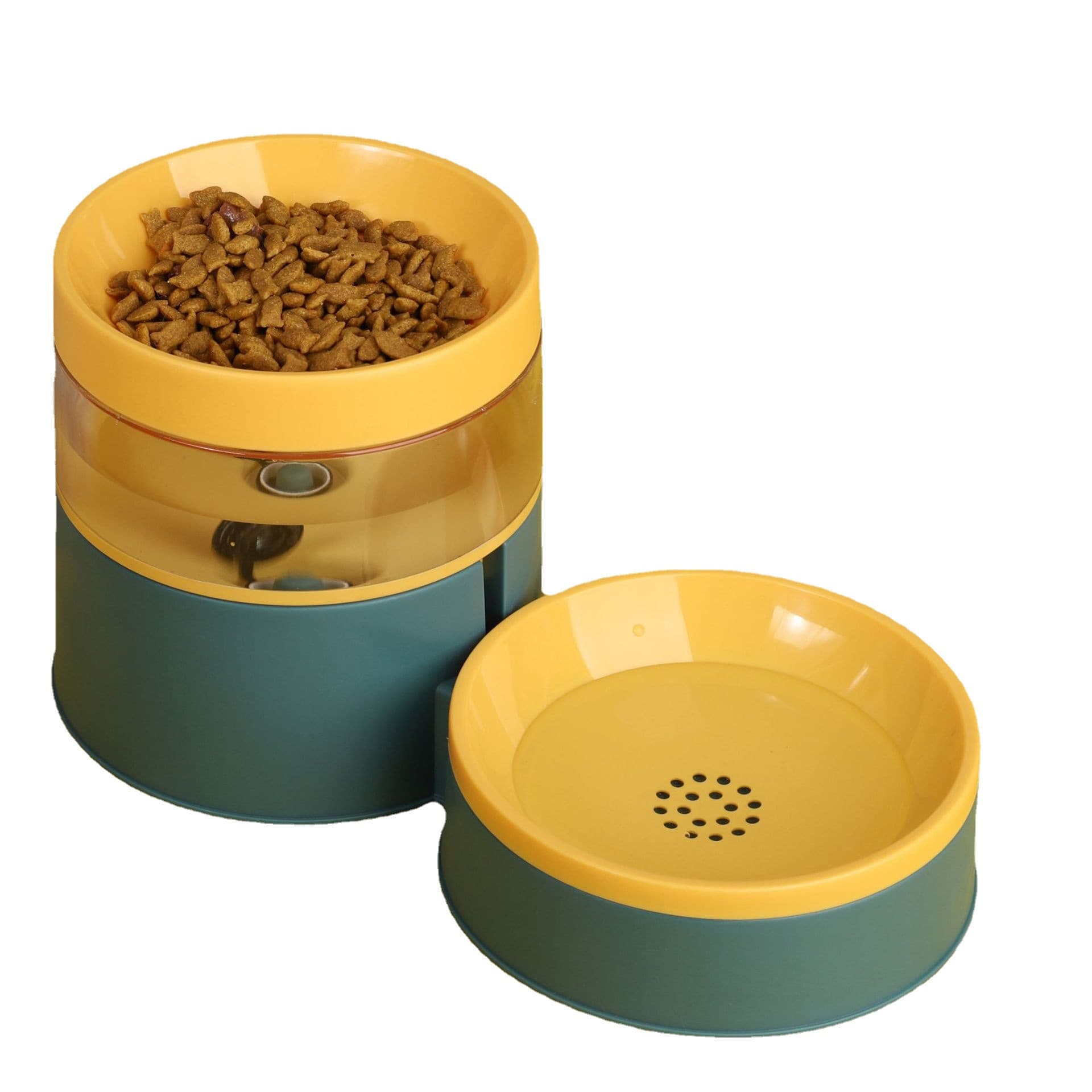 Automatic Double Pet with Dog Food and Water Bowl Set
