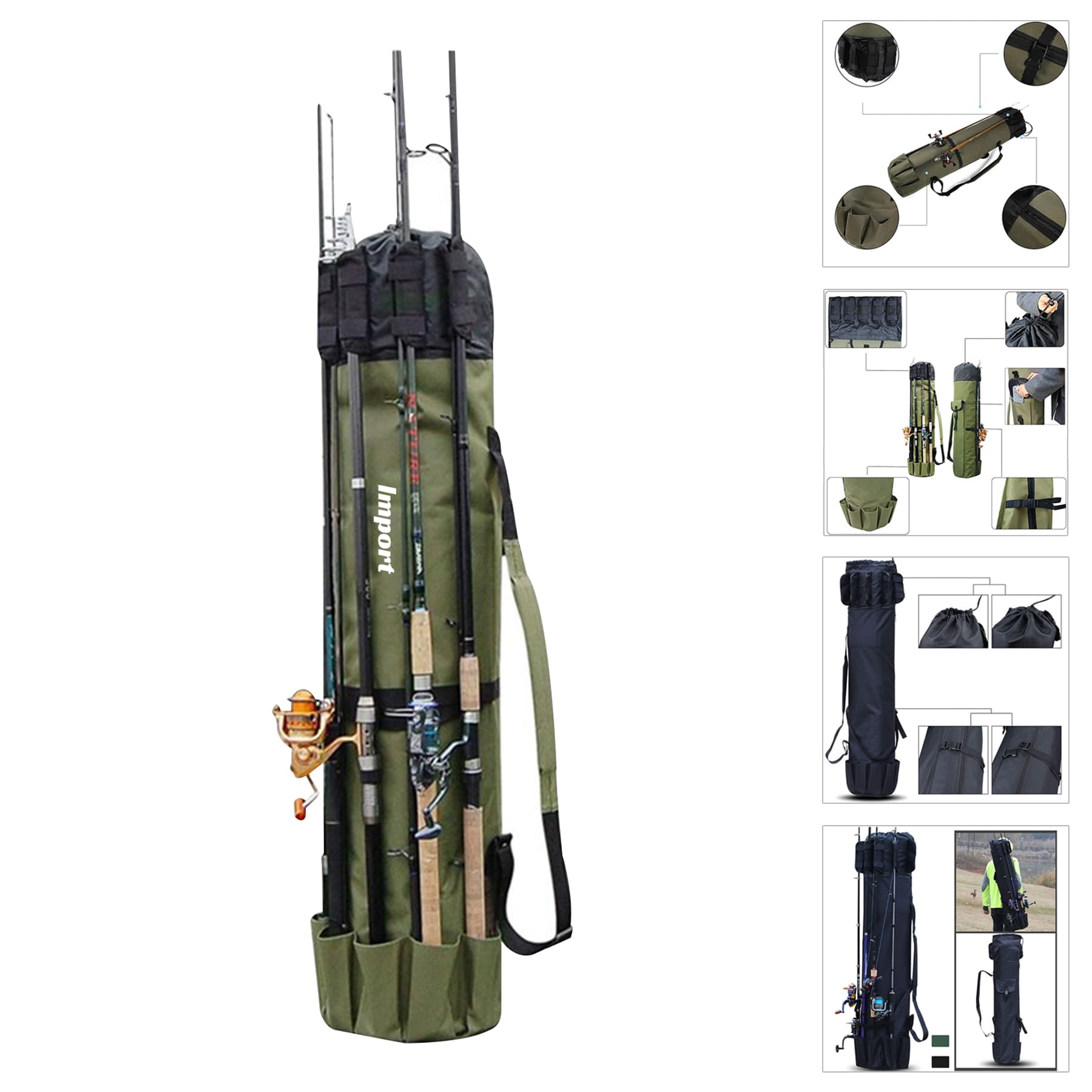 Multi Fishing Rod Storage Bag