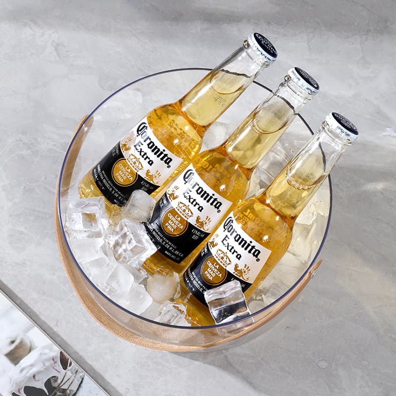 Round Ice Bucket With Handle thumbnail 4