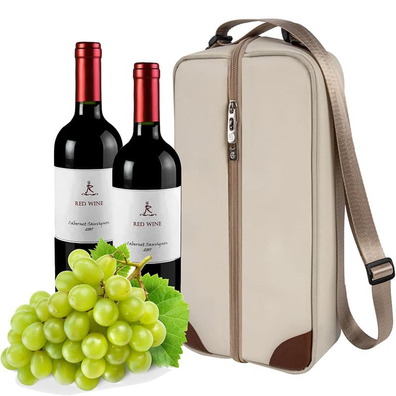 Wine Tote Bag with Cooler Compartment & Picnic Set thumbnail 4
