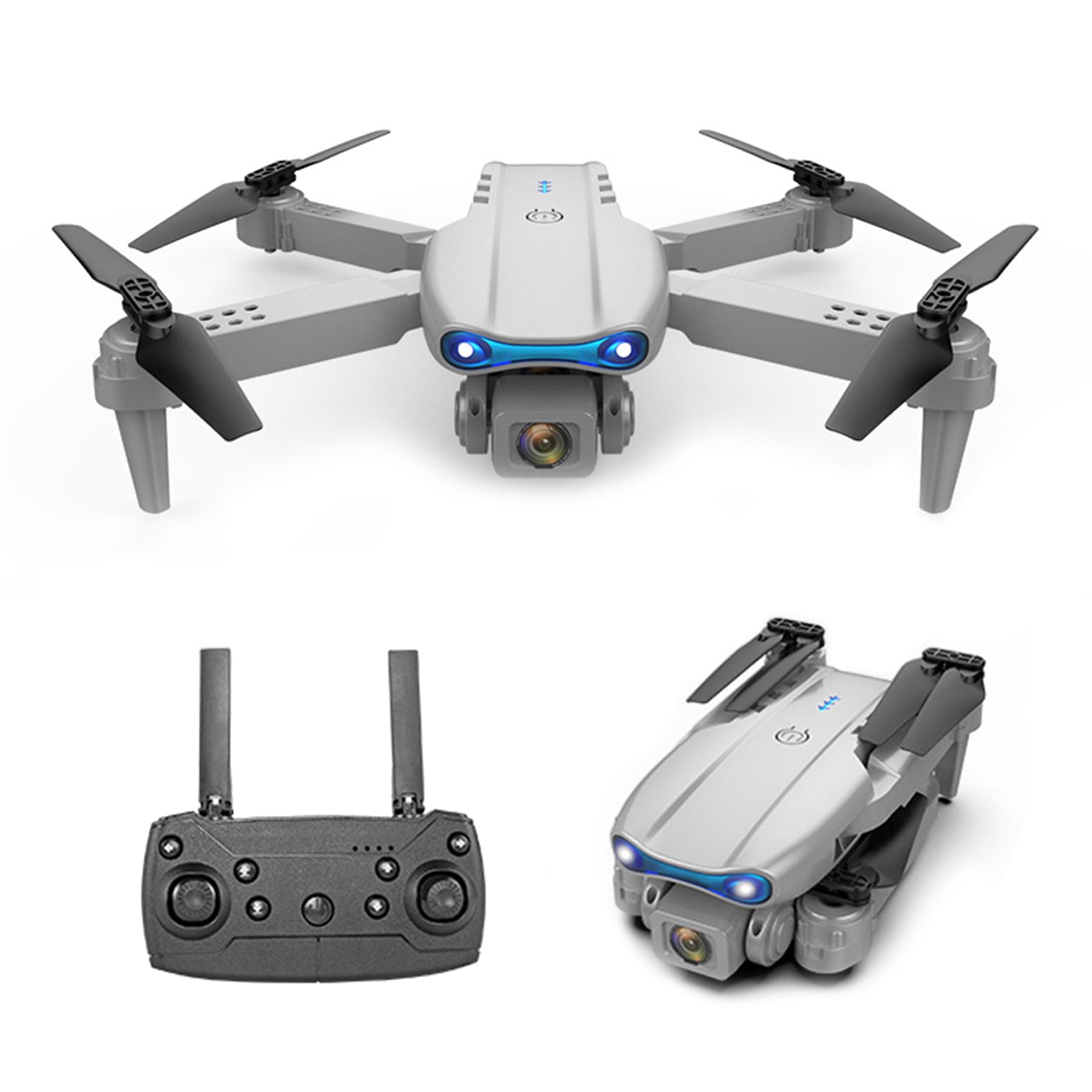 Foldable Quadcopter Drone With 4K Dual Camera thumbnail 2