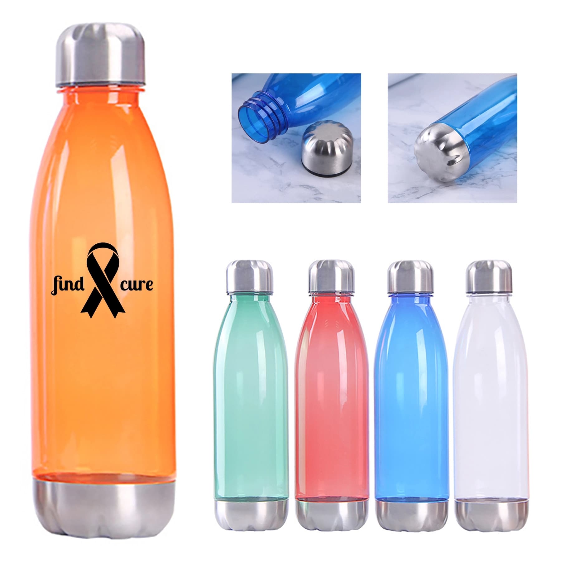 Transparent Water Bottle