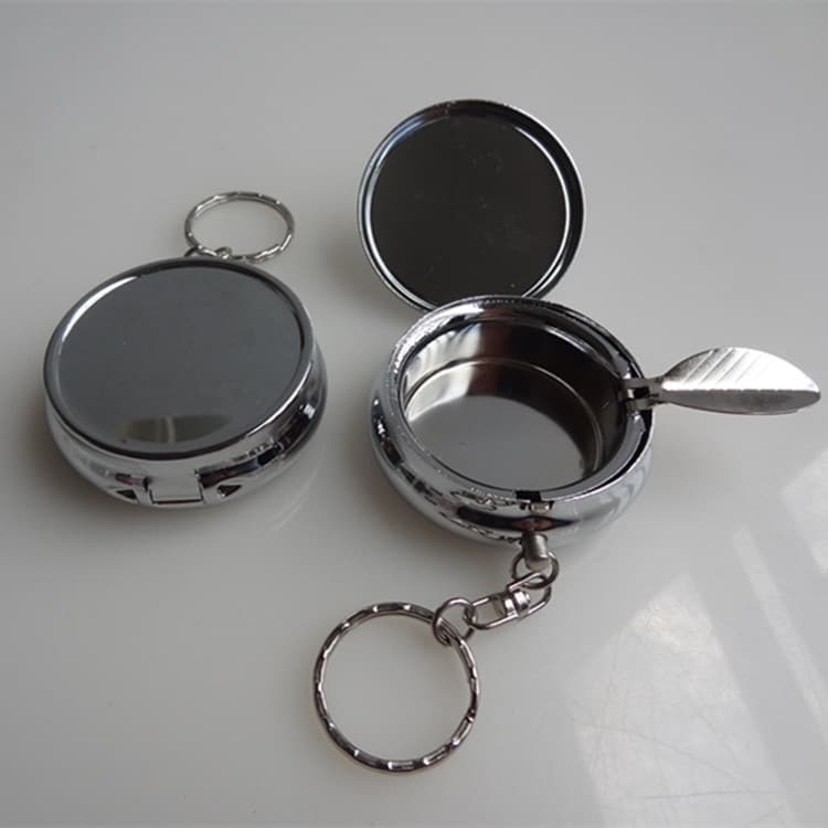 Metal Portable Ashtray Key Chain thumbnail 4