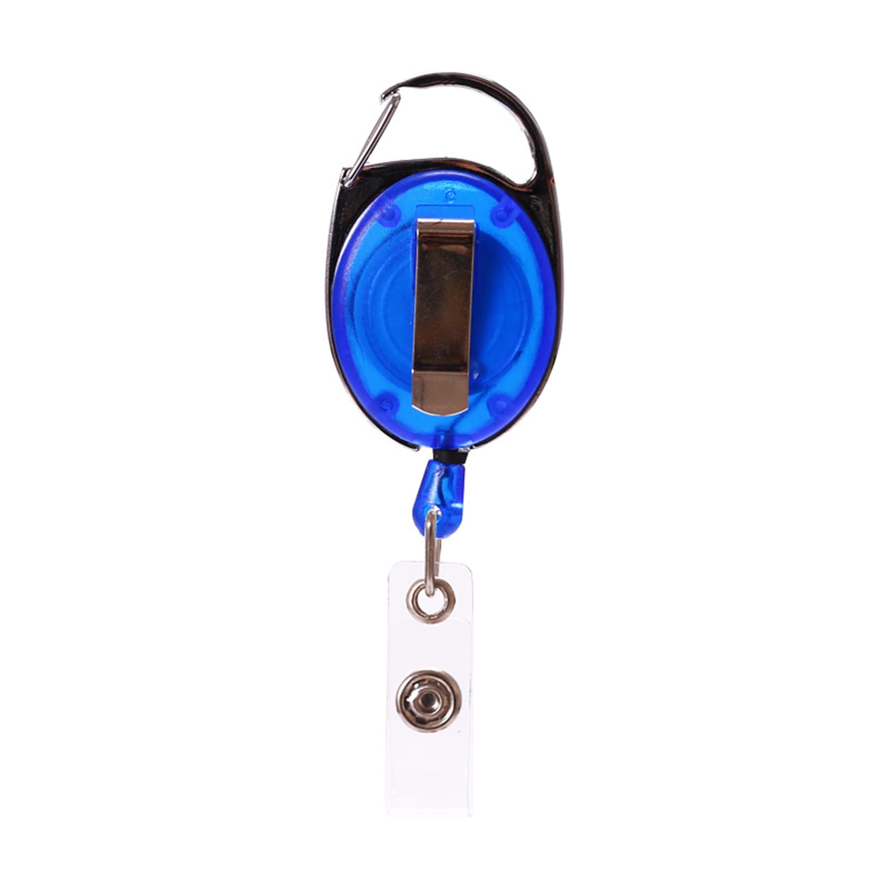 Oval Carabiner Badge Reel w/ Back Clip thumbnail 4