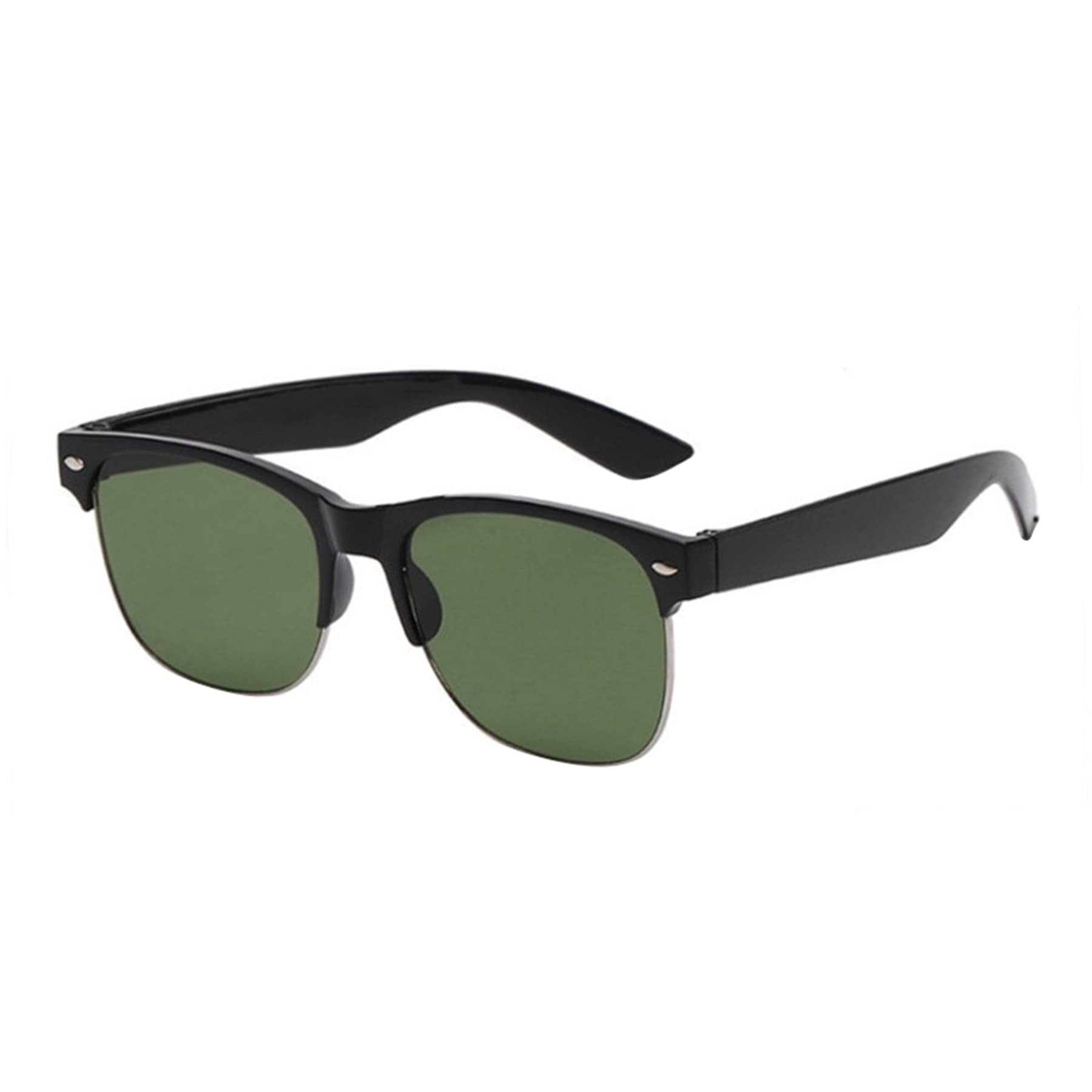 Imitative Bamboo Woodgrain Plastic Sunglasses thumbnail 3