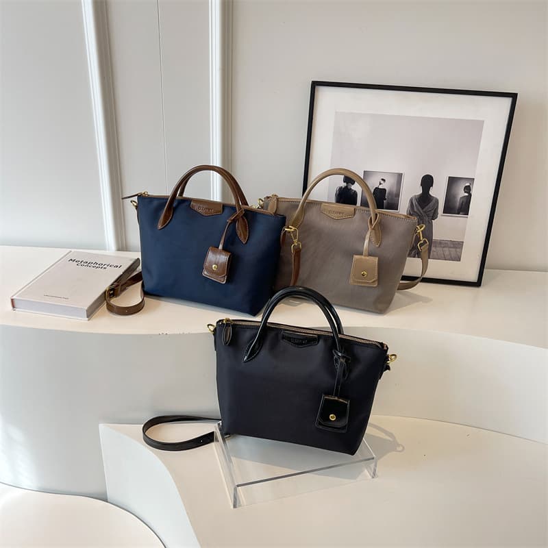 Lightweight Nylon Tote Crossbody Bag thumbnail 2