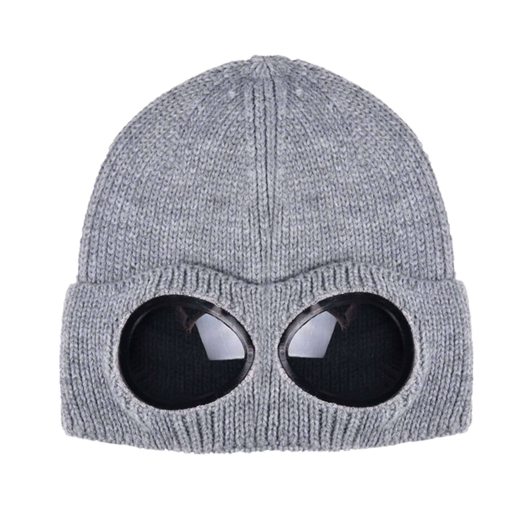 Ski Thick Knitted Hat With Windproof Glasses thumbnail 5