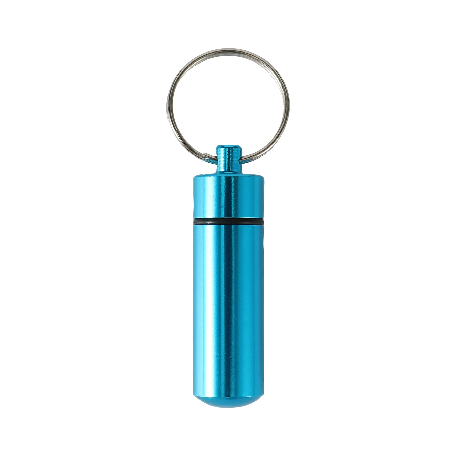 Waterproof Aluminum Alloy Pill Box Keychain